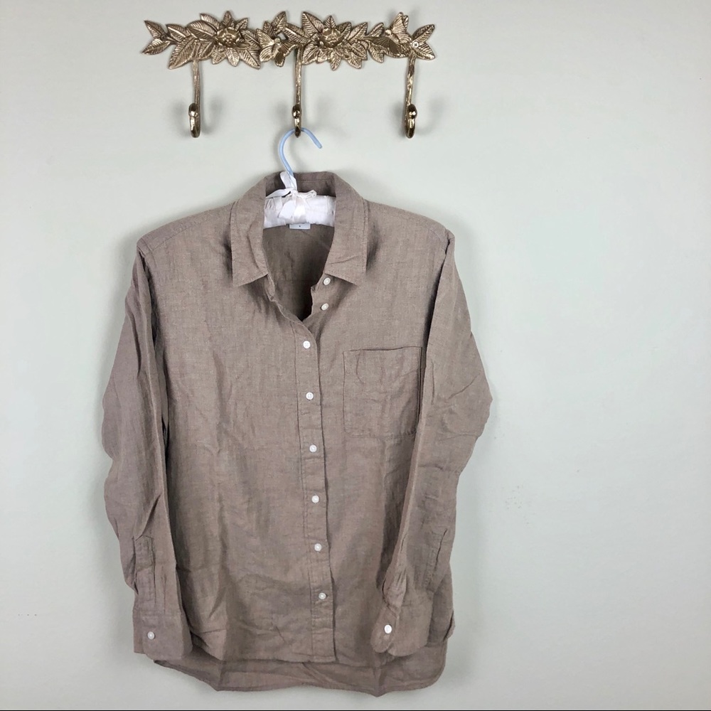 🦋 UNIQLO Japan TAN Flannel 🇯🇵